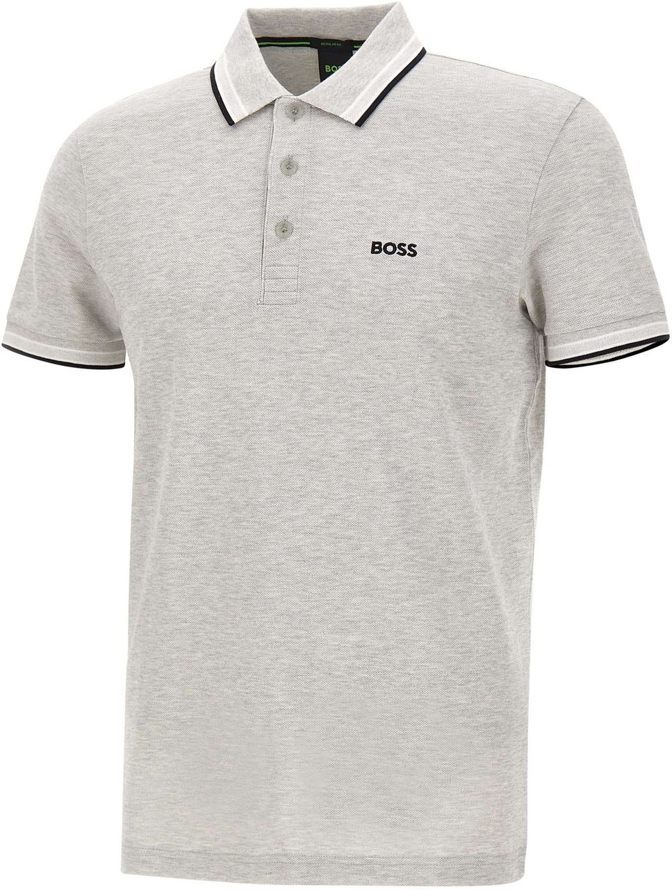 Boss T-Shirts And Polos Grey Lichtgrijs