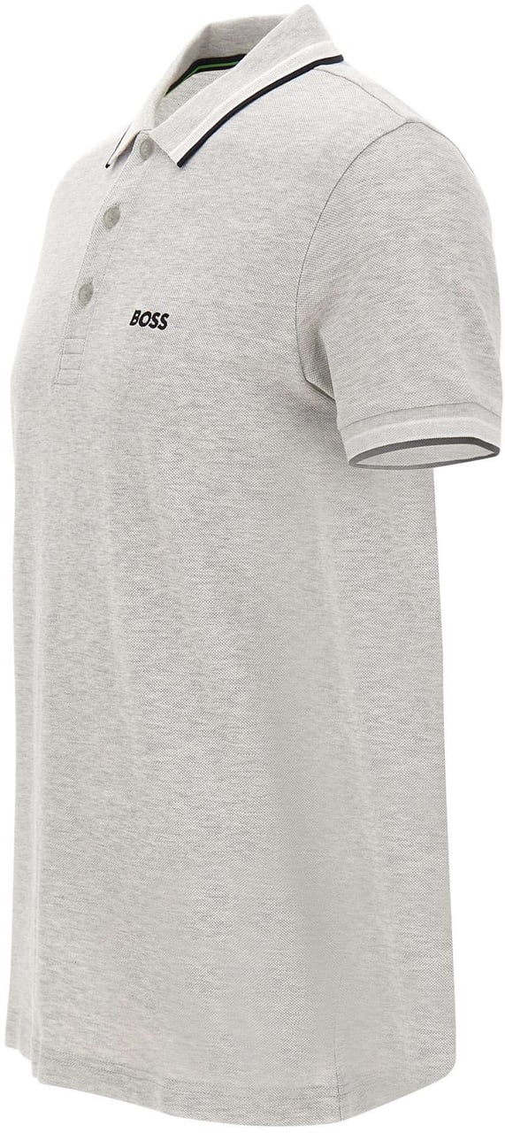 Boss T-Shirts And Polos Grey Lichtgrijs