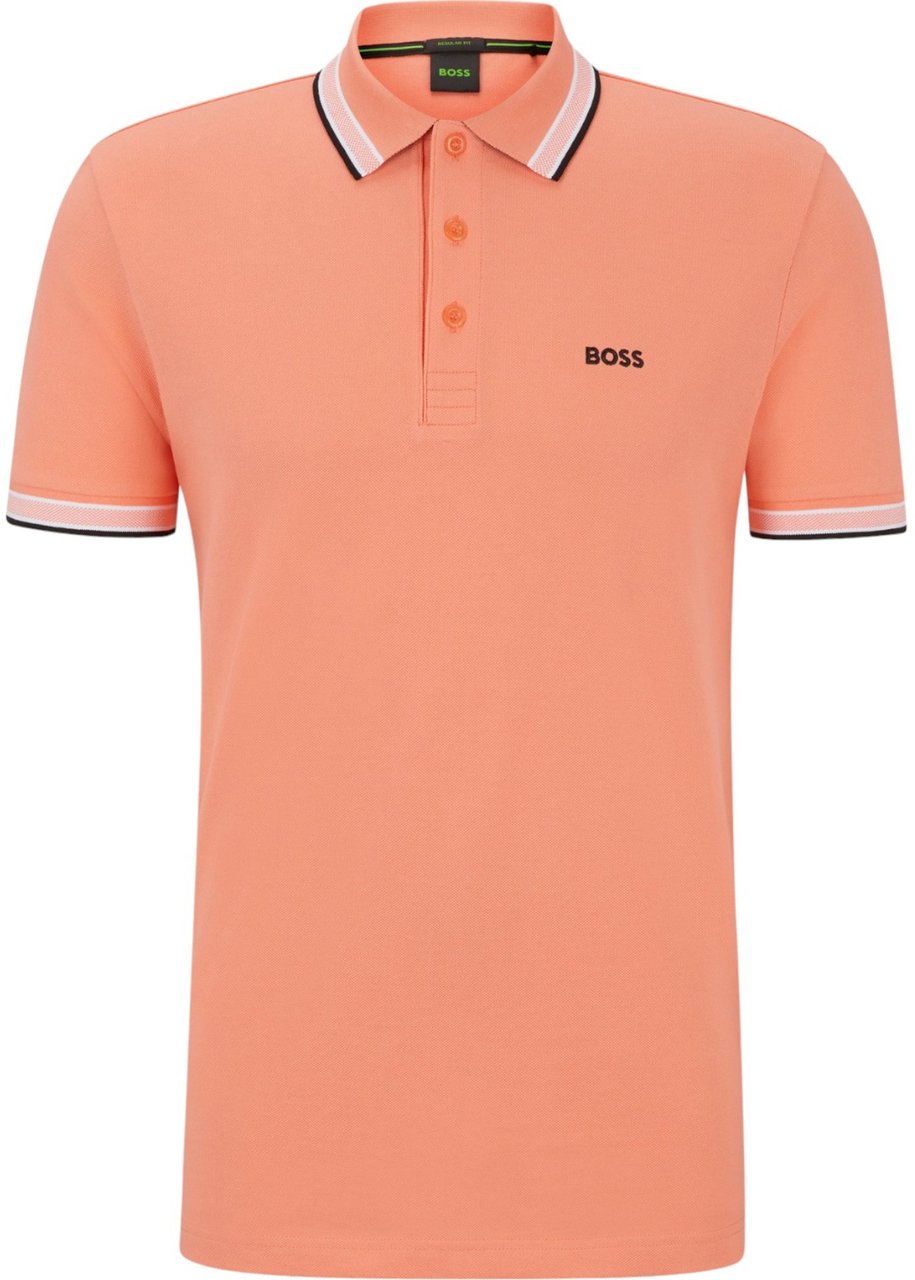 Boss Heren Polo Oranje