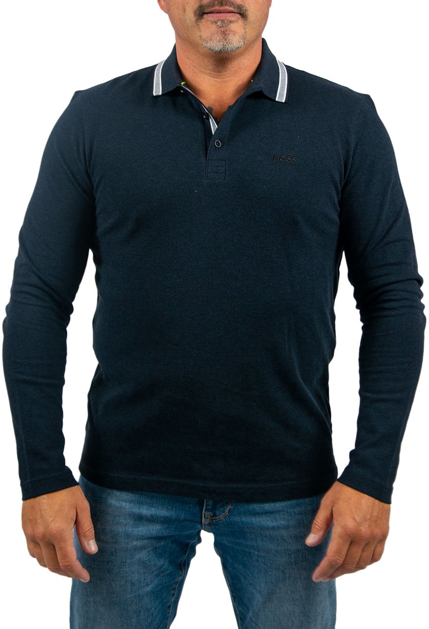 BOSS Plisy Blauw