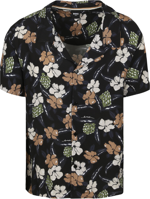 Boss BOSS Beach Shirt Zwart