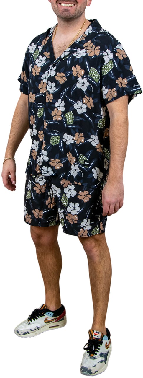 Boss BOSS Beach Shirt Zwart