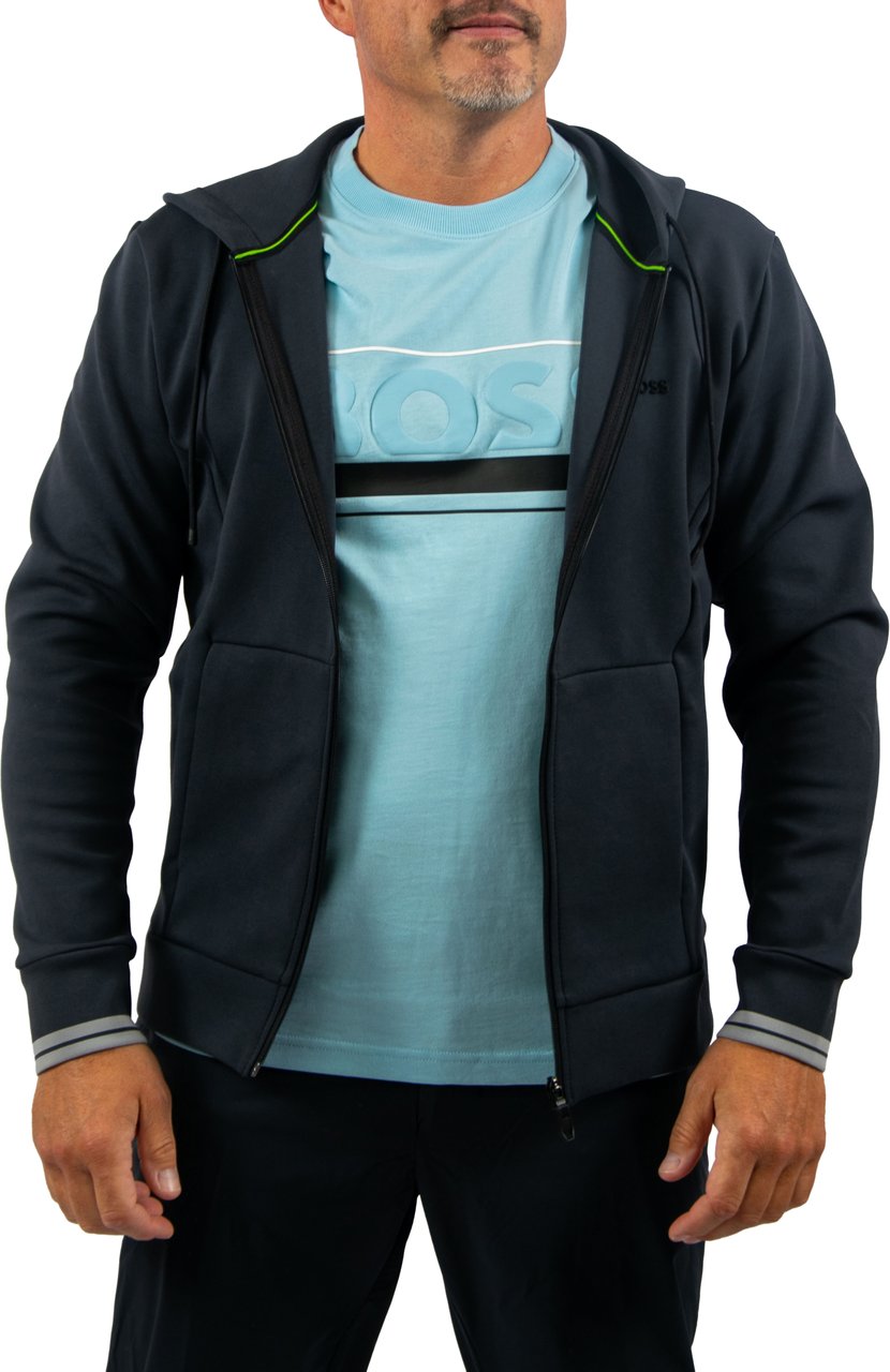 Boss BOSS FZ Hoodie Zone Blauw