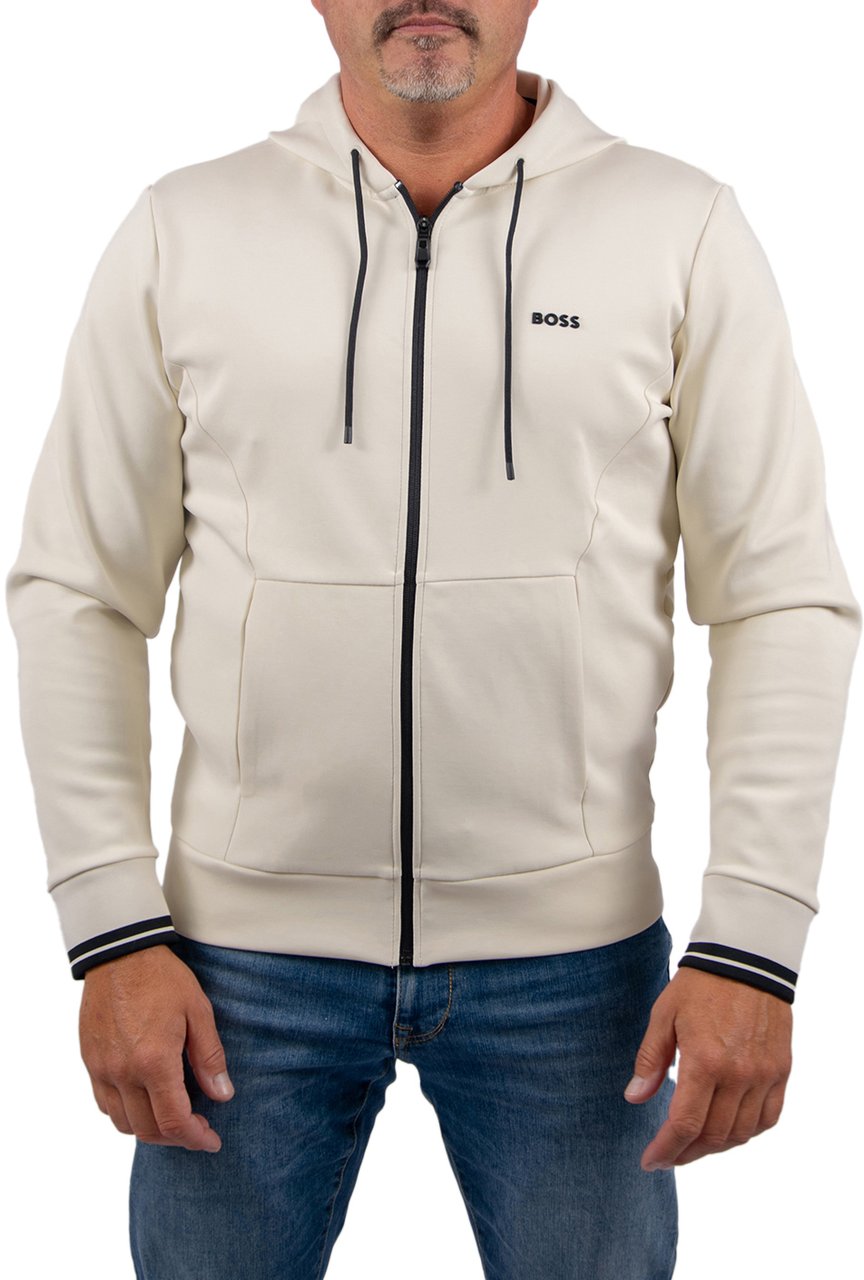Boss BOSS FZ Hoodie Zone Beige