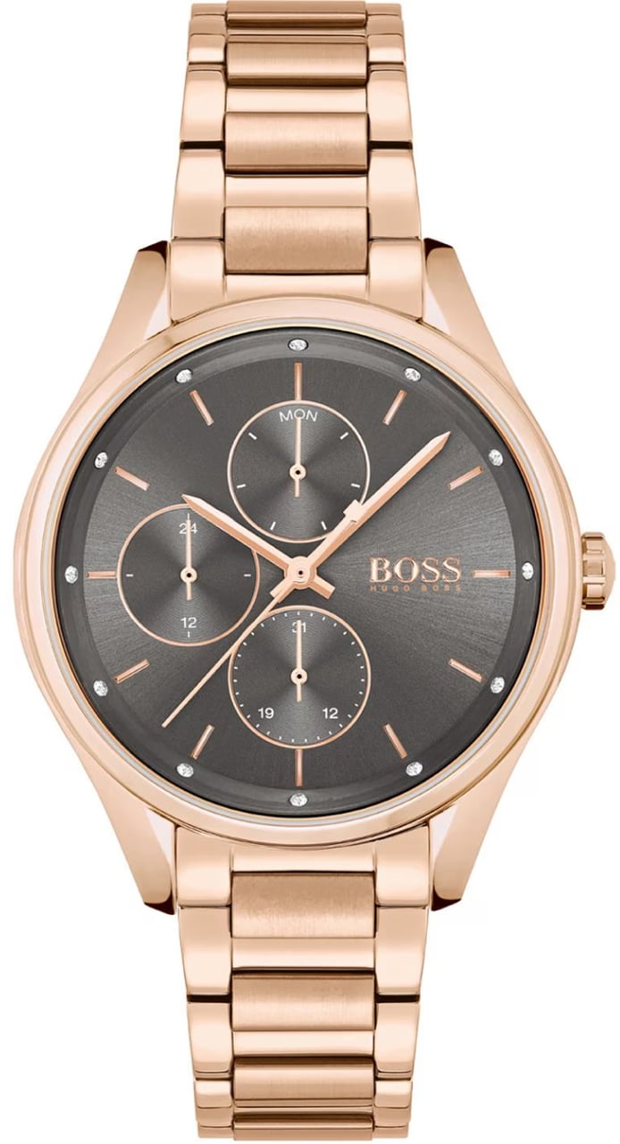 Boss Grand Course 36mm Quartz Watch Goud