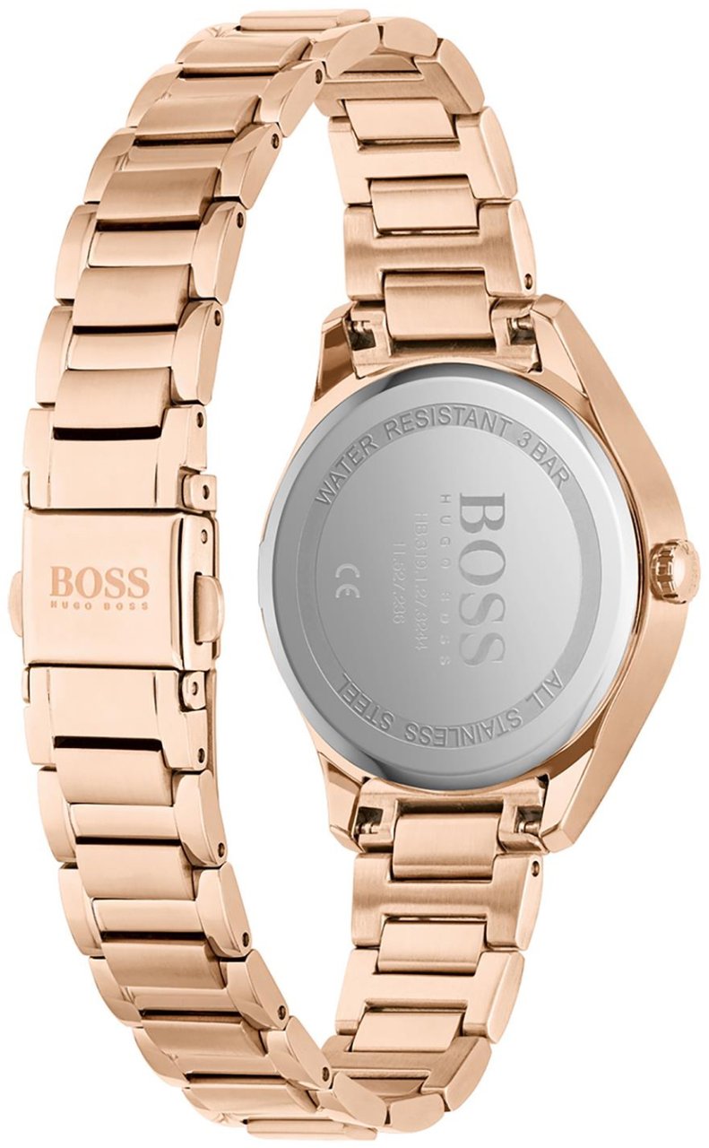 Boss Grand Course 36mm Quartz Watch Goud