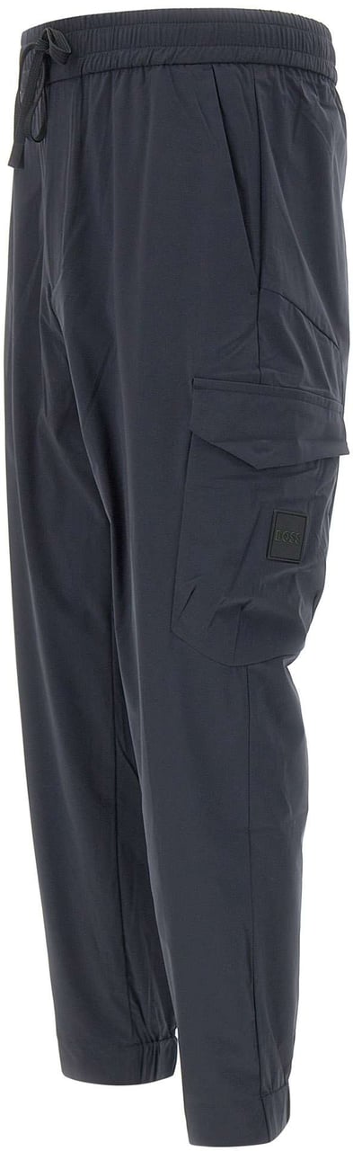 Boss Trousers Blue Blauw