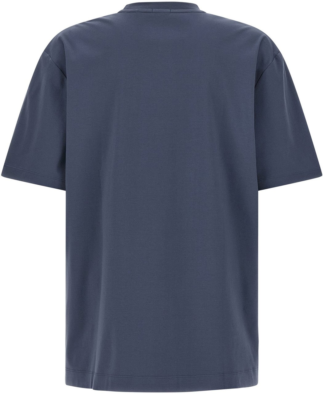 Boss Hugo Boss Blue Cotton T-Shirt Blauw