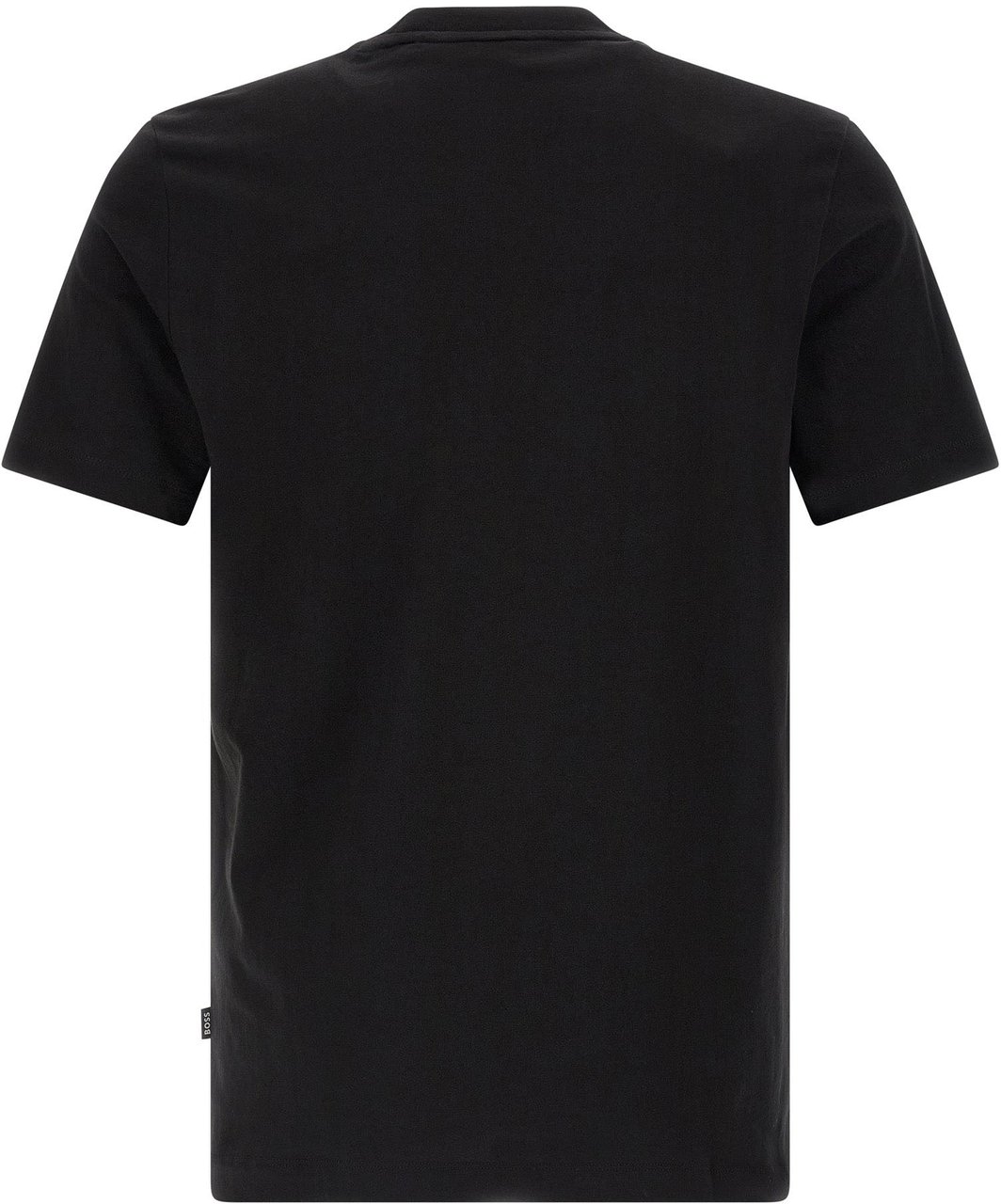 Boss Hugo Boss Black Cotton T-Shirt Zwart