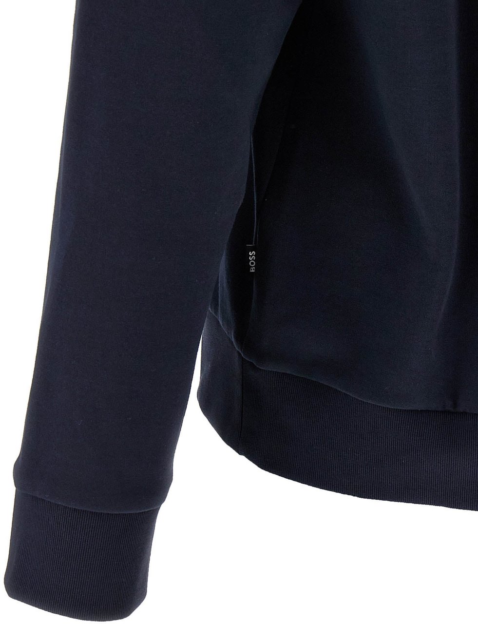 Boss Hugo Boss Blue Cotton Sweatshirt Blauw