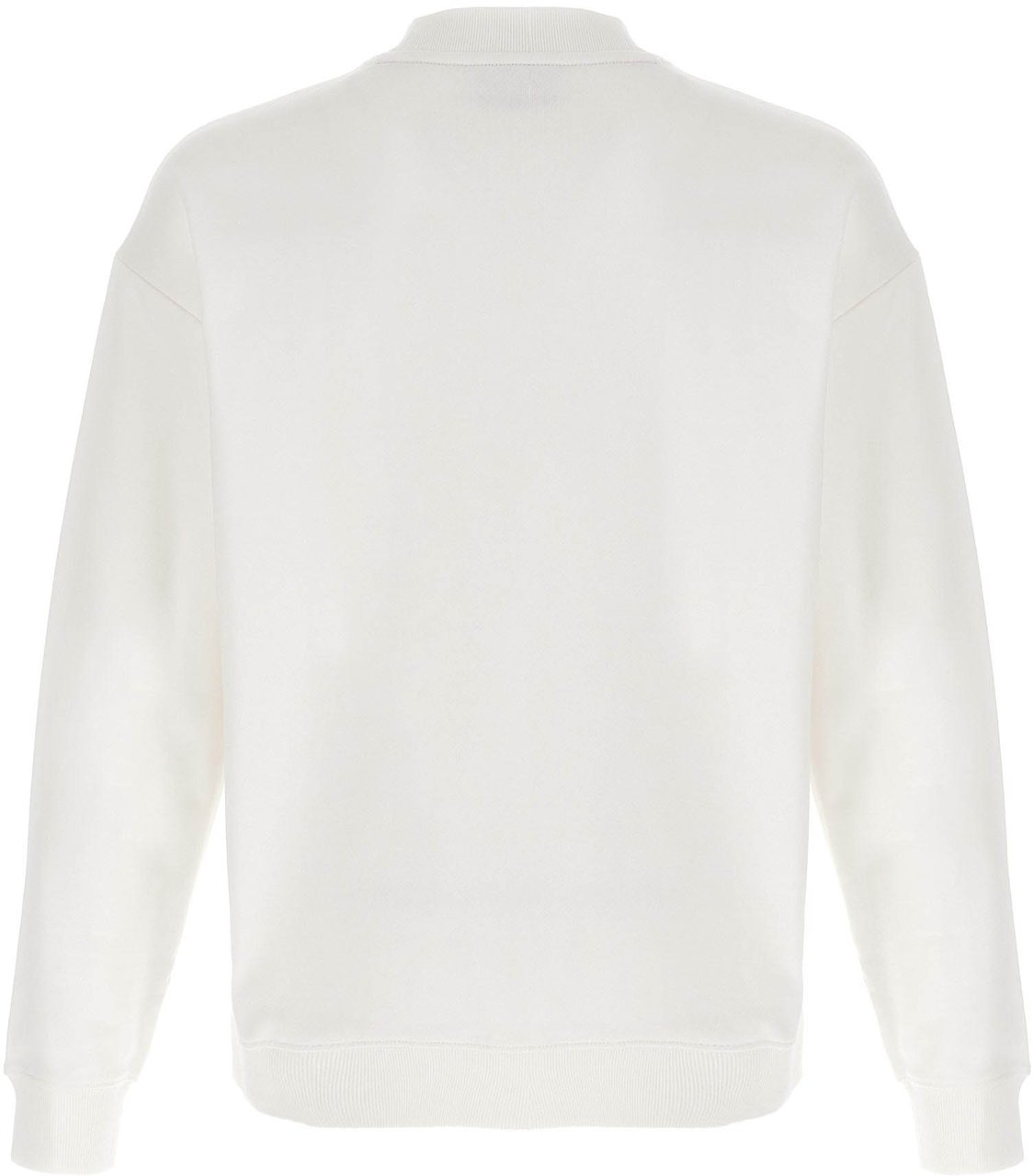 Boss Hugo Boss White Cotton Sweatshirt Wit