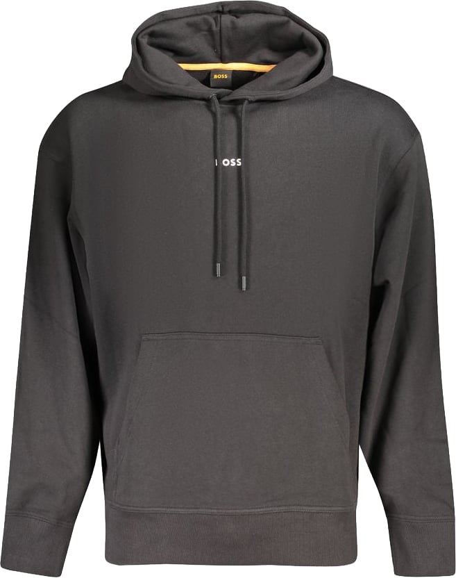 Boss Hugo Boss Black Cotton Men's Hoodie Zwart