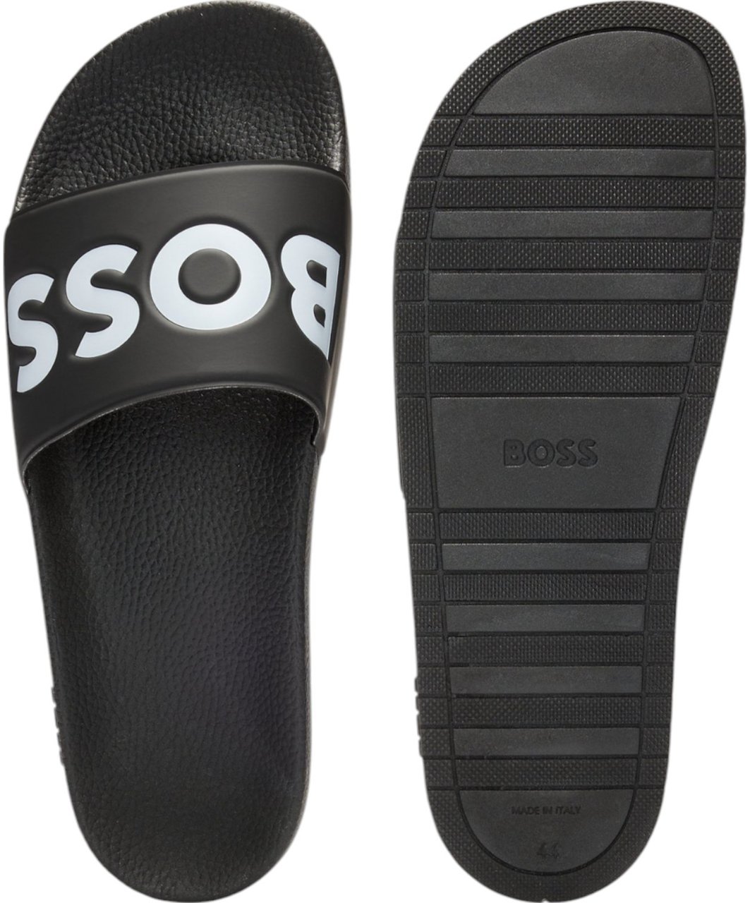 Boss Heren Slippers Zwart
