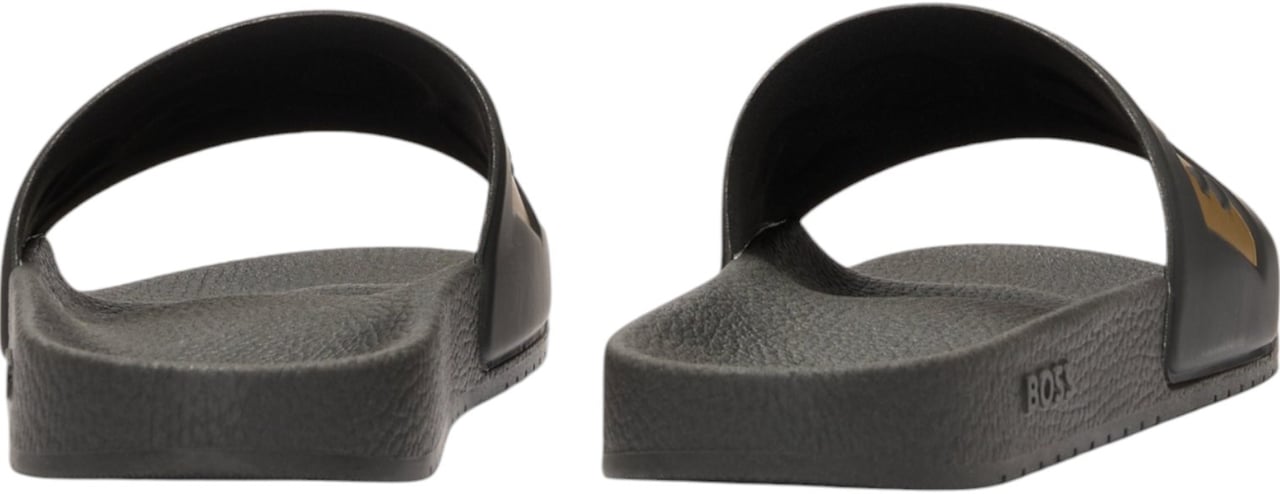 Boss Heren Slippers Zwart