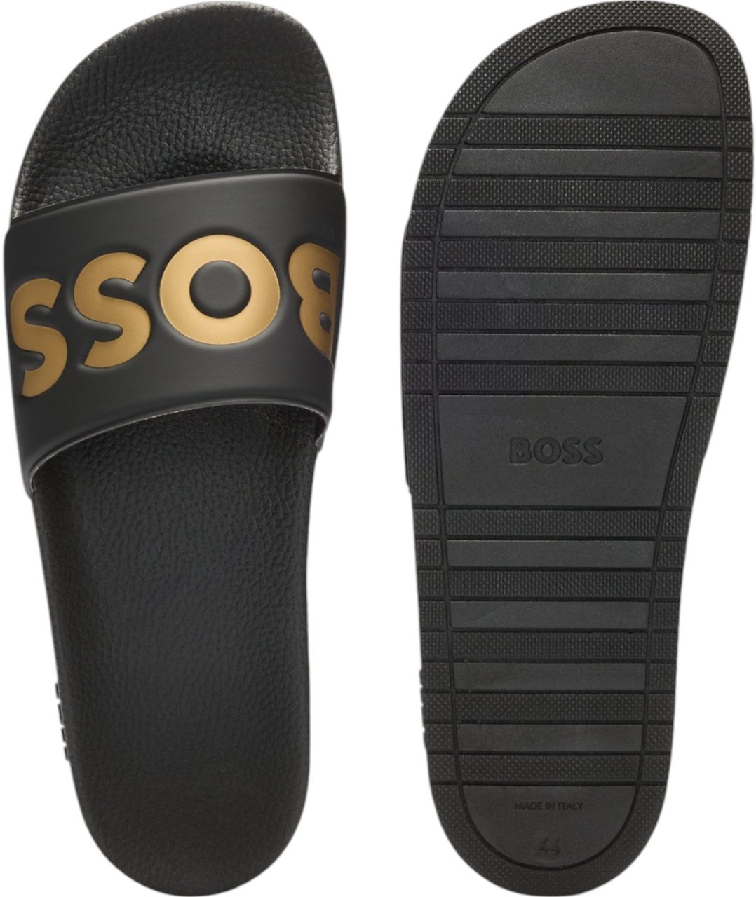 Boss Heren Slippers Zwart
