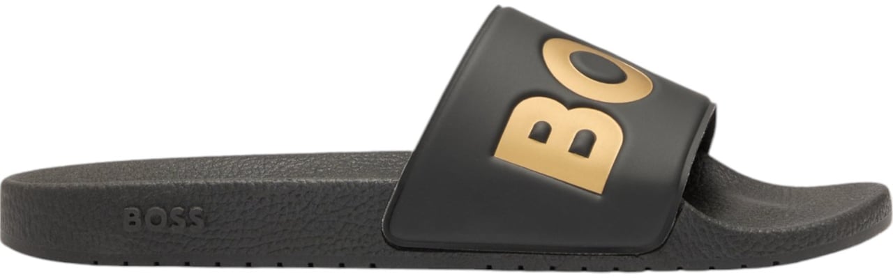 Boss Heren Slippers Zwart