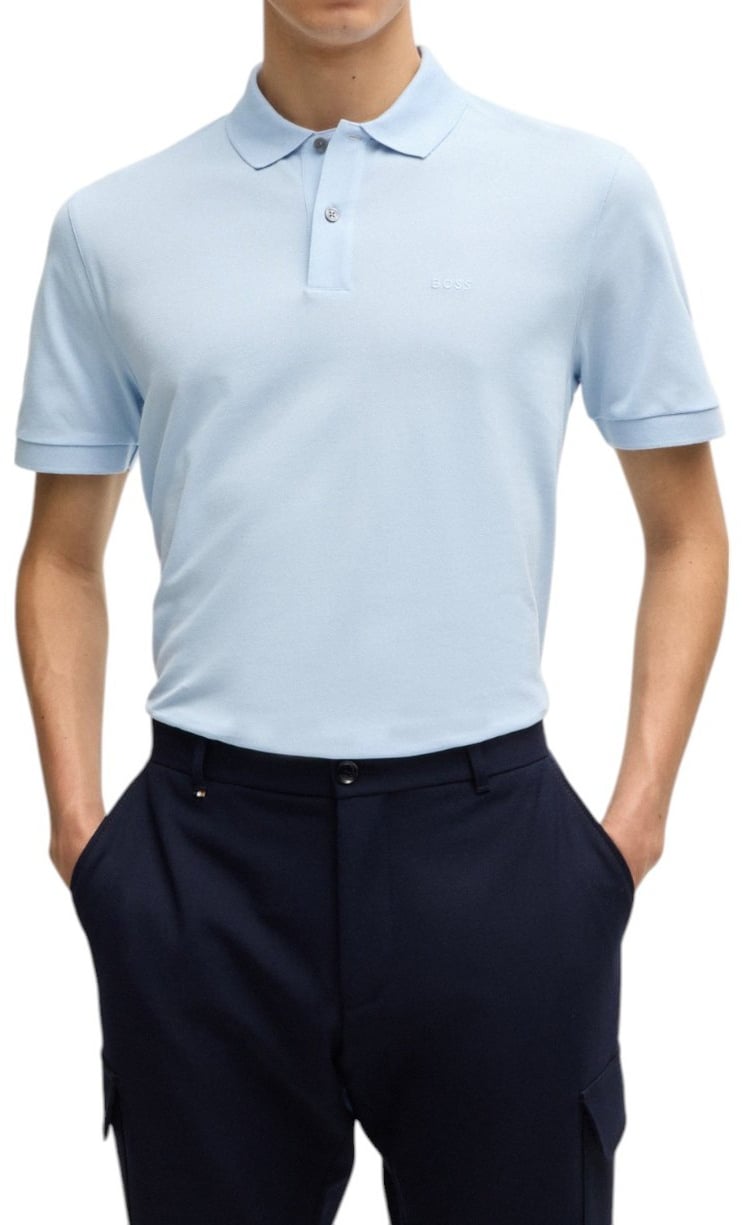 Boss Heren Polo Blauw