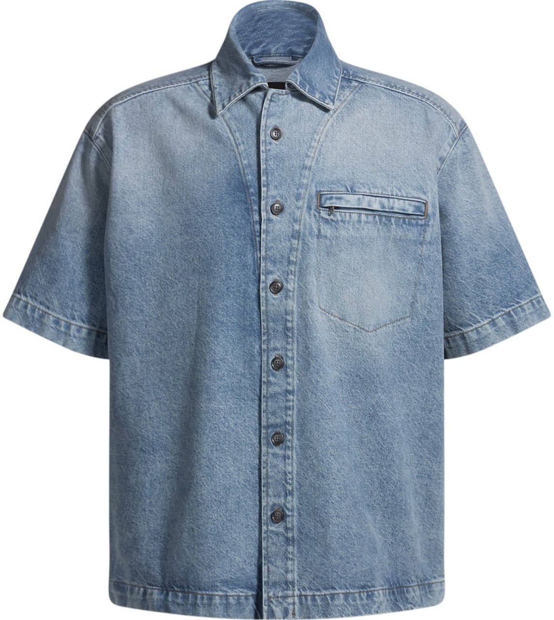 Boss Heren Overshirt Blauw