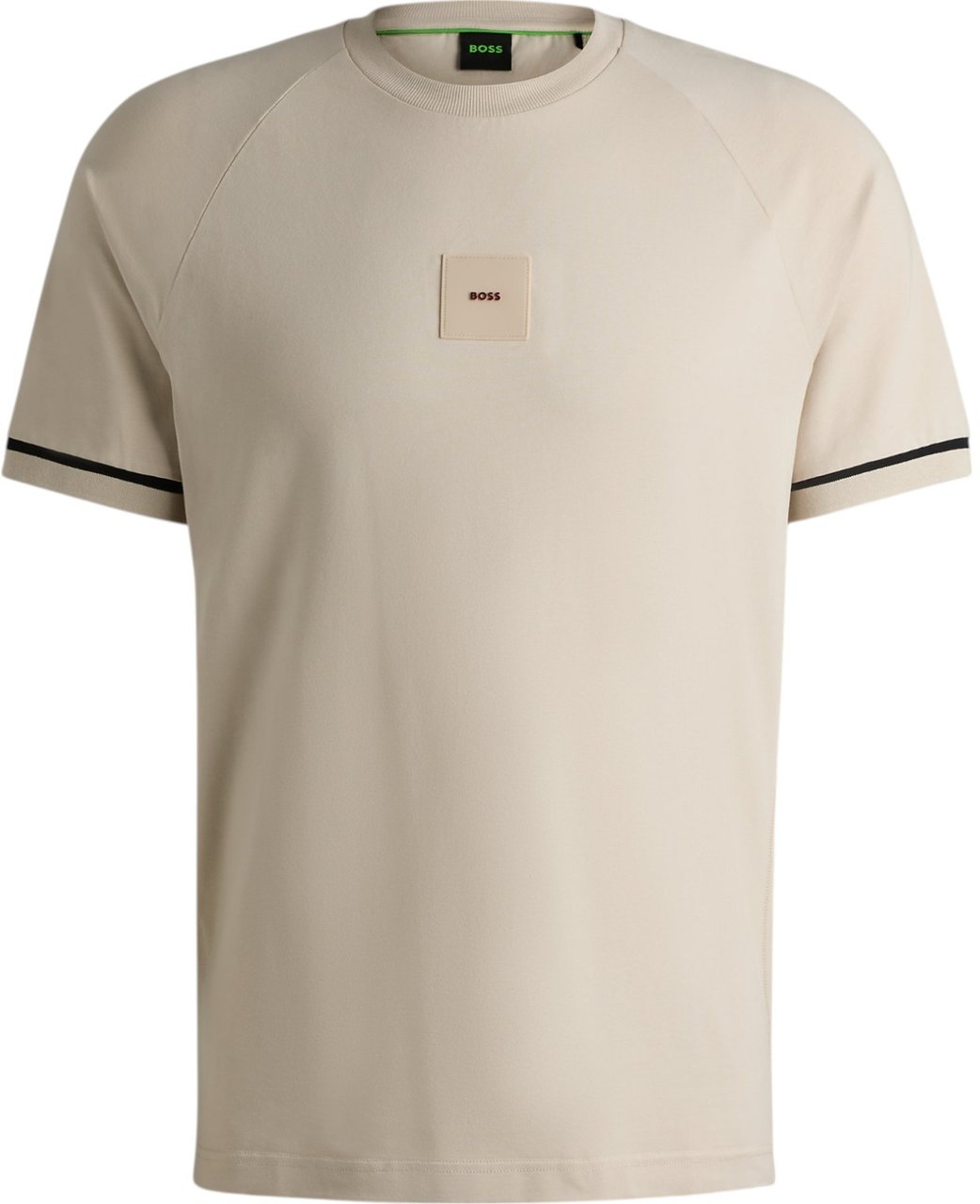 BOSS Tee Rib AC Beige
