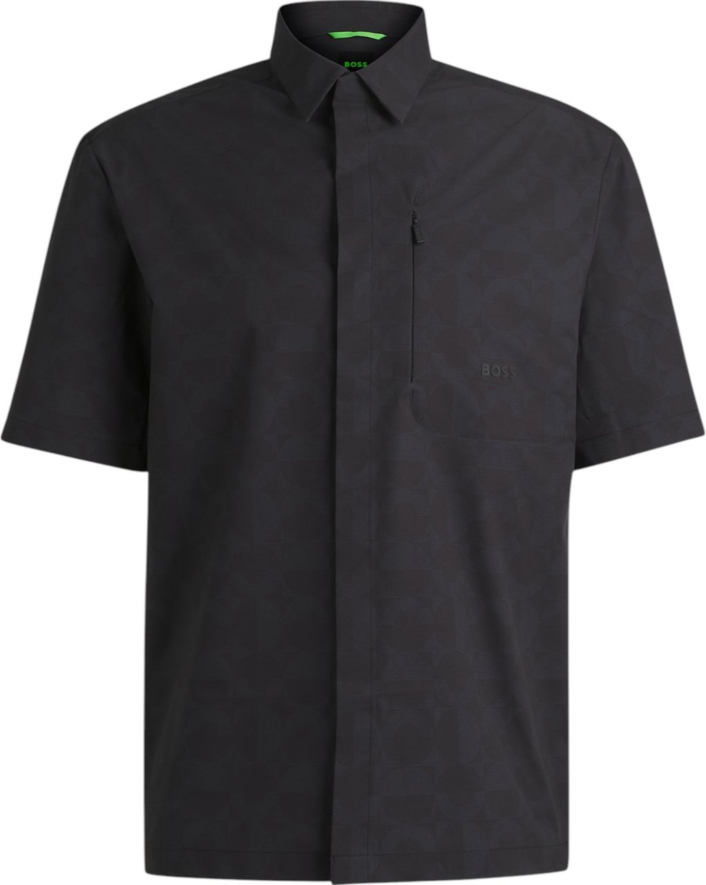 Boss Heren Overshirt Zwart