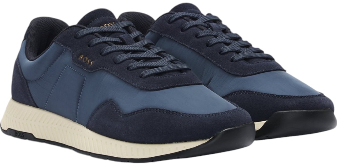 Boss Heren Sneaker Blauw