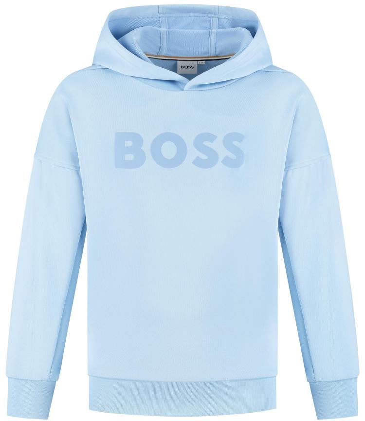 Boss Sweater Met Kap Blauw