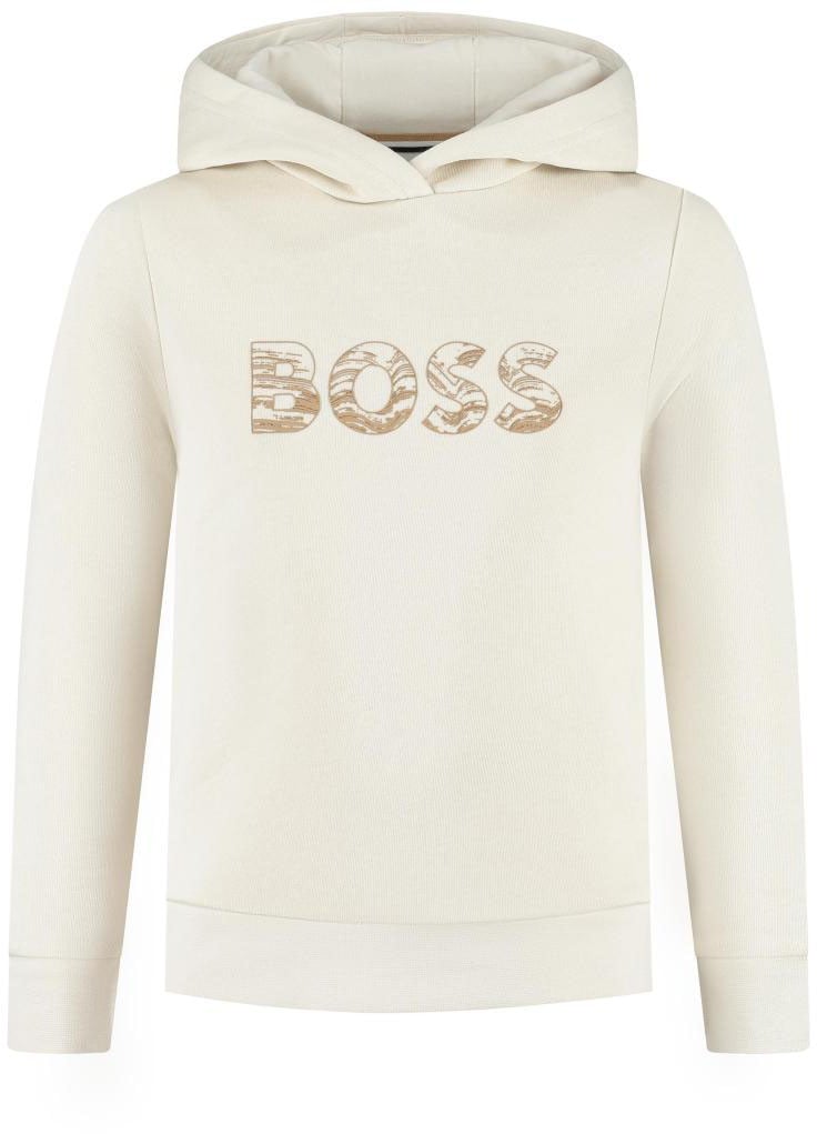 Boss Sweater Met Kap Beige