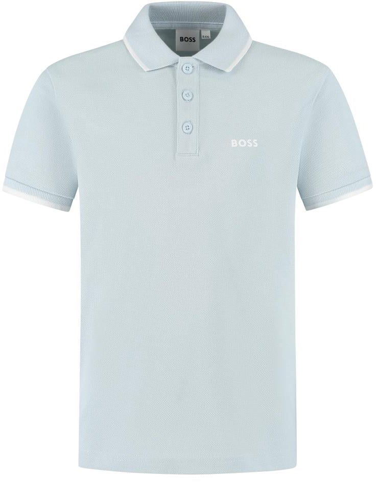 Boss Polo Met Korte Mouwen Blauw