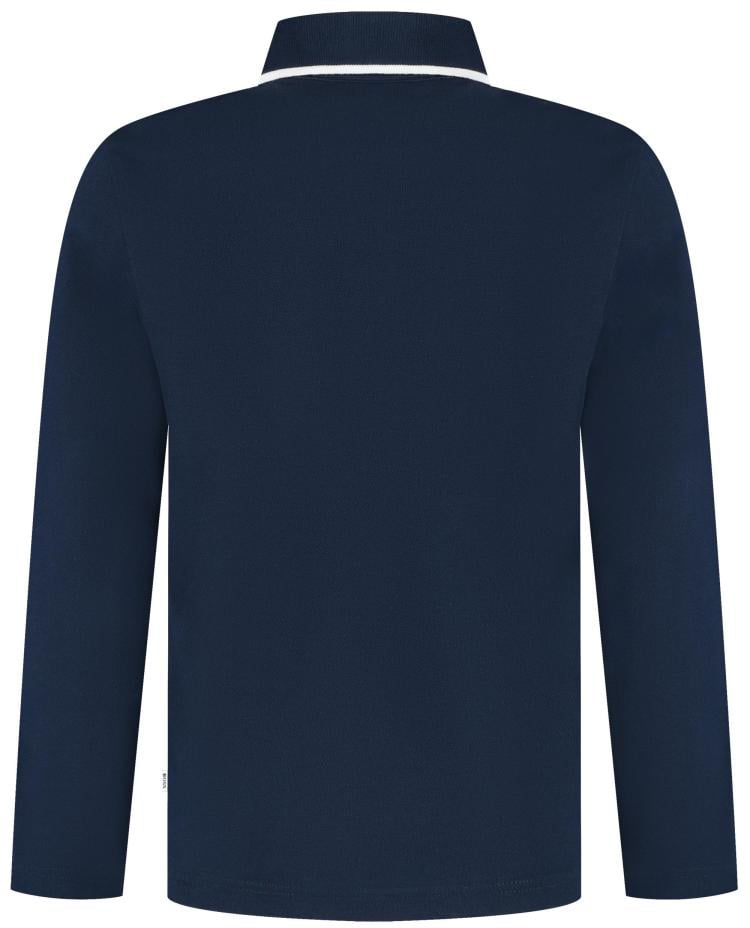 Boss Polo Lange Mouwen Blauw