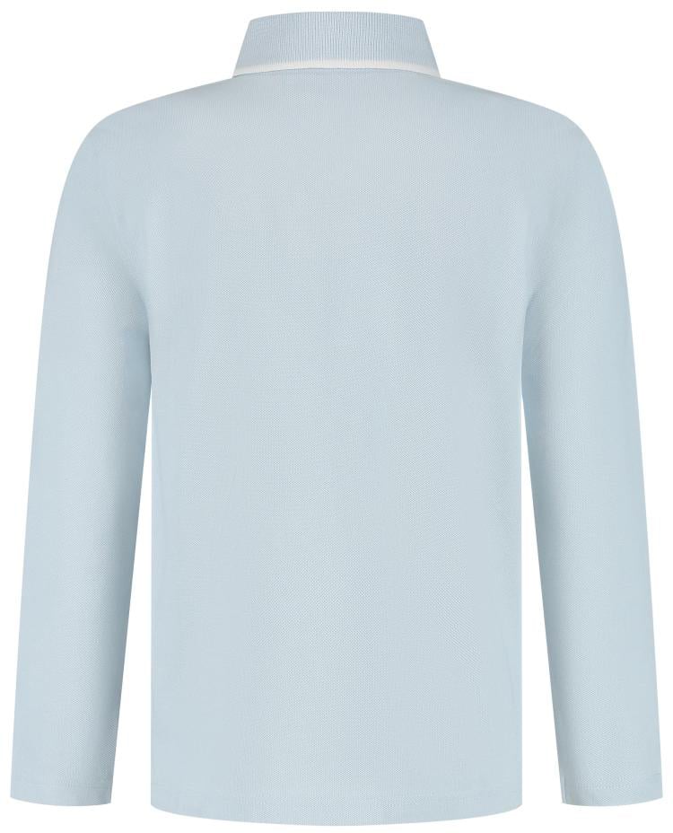 Boss Polo Lange Mouwen Blauw