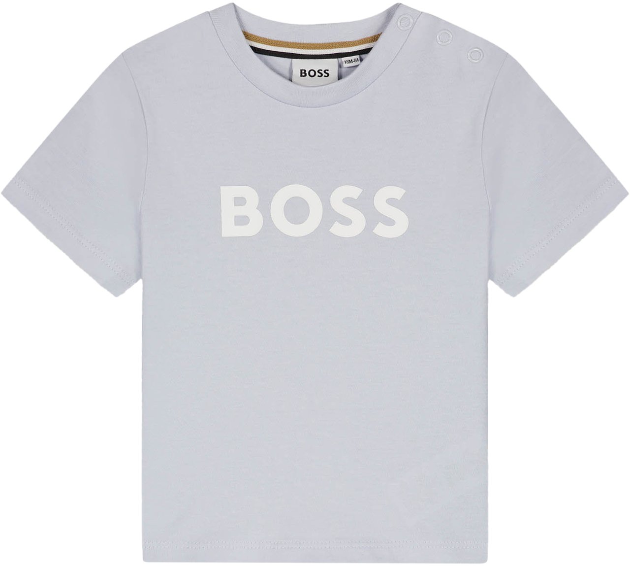 Boss T-shirt Korte Mouwen Blauw