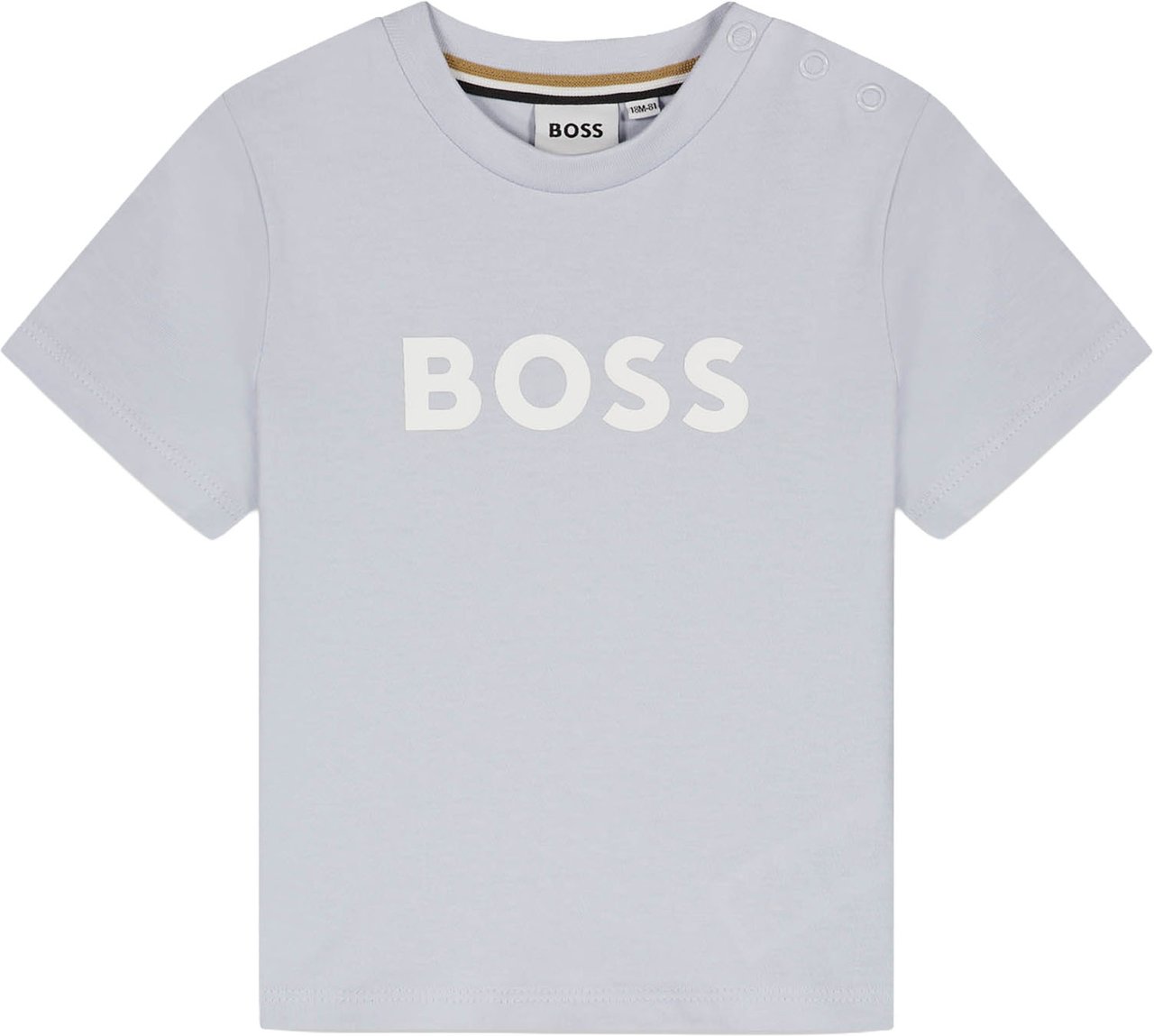 Boss T-shirt Korte Mouwen Blauw