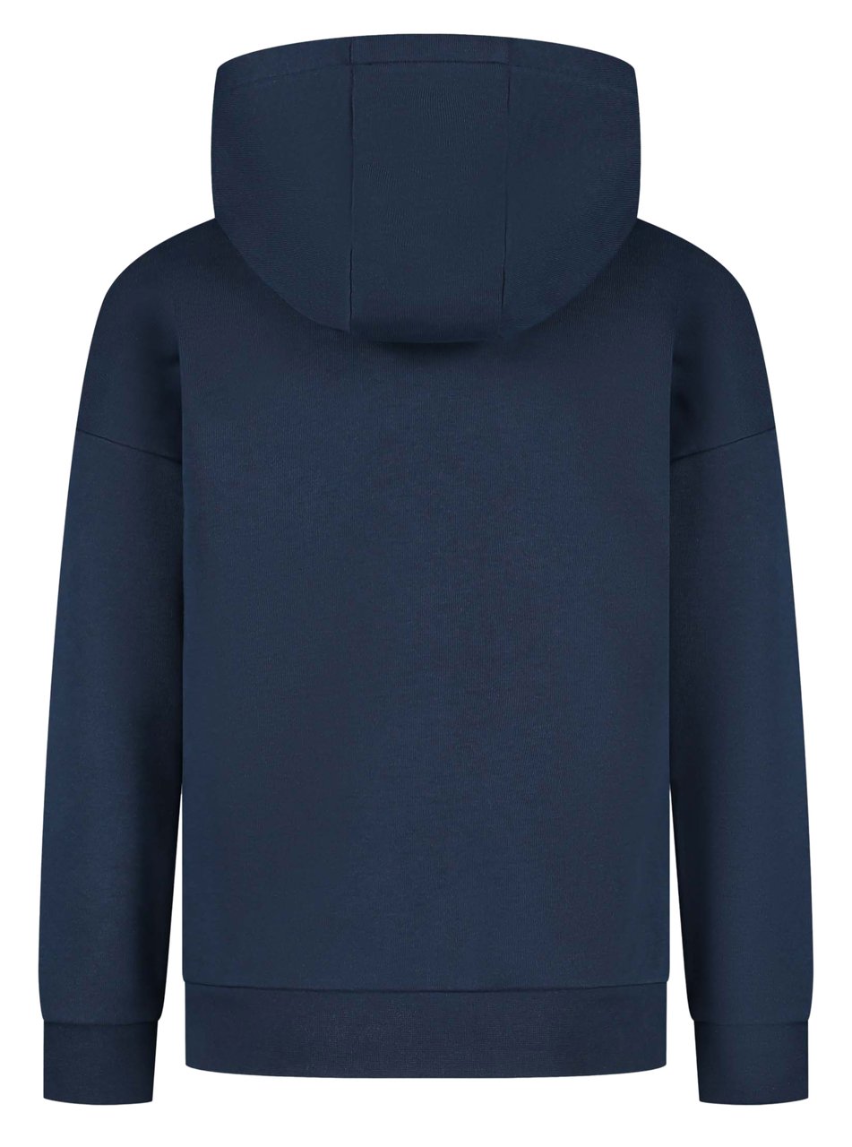 Boss Sweater Met Kap Blauw