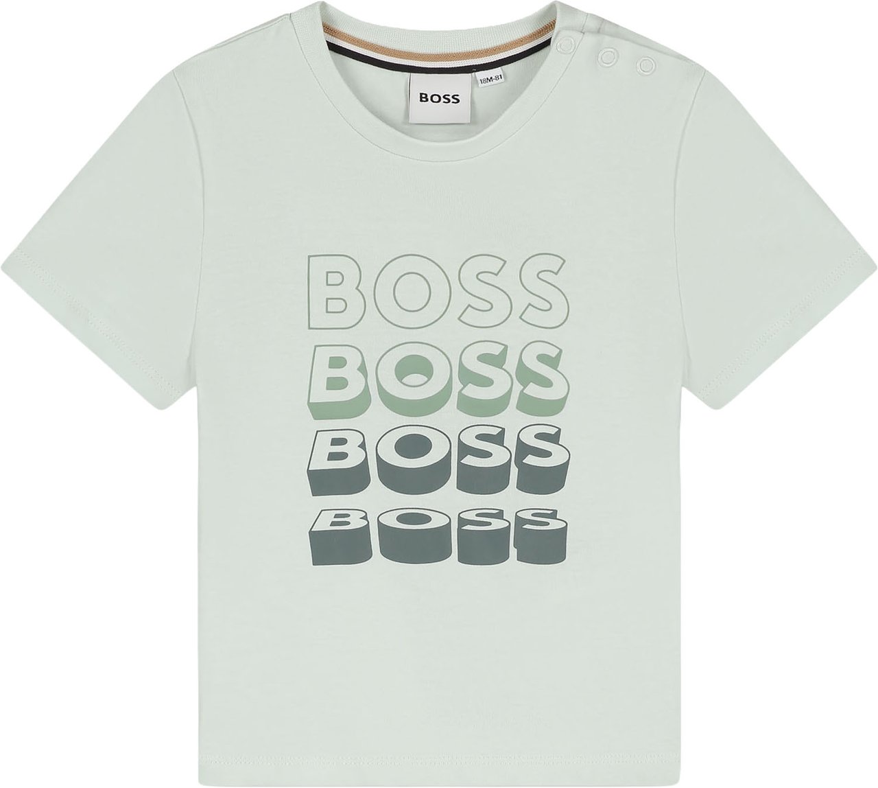 Boss T-shirt Korte Mouwen Groen