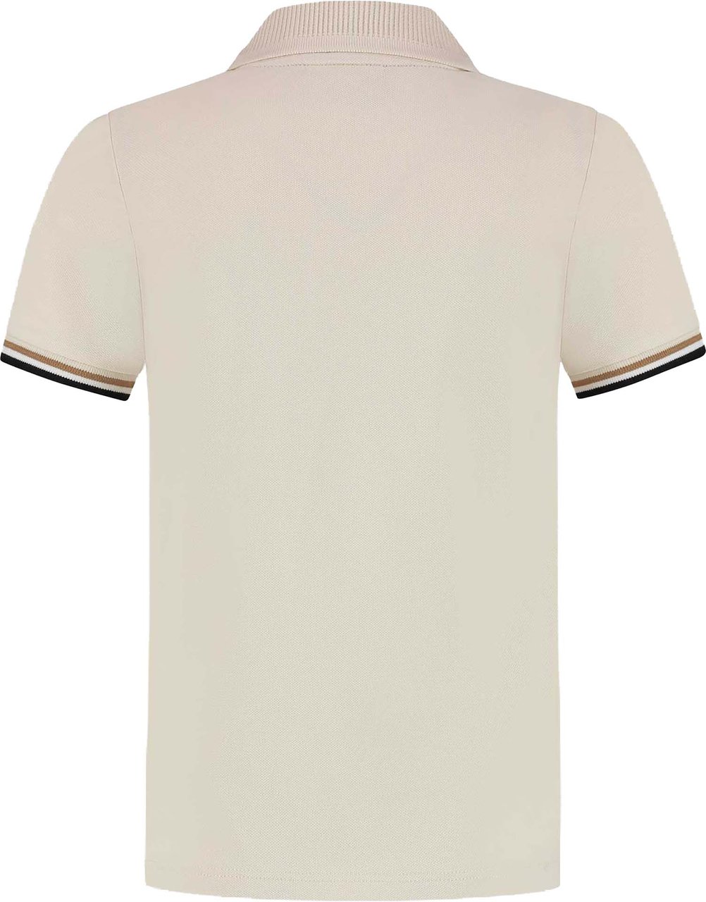 Boss Polo Met Korte Mouwen Beige