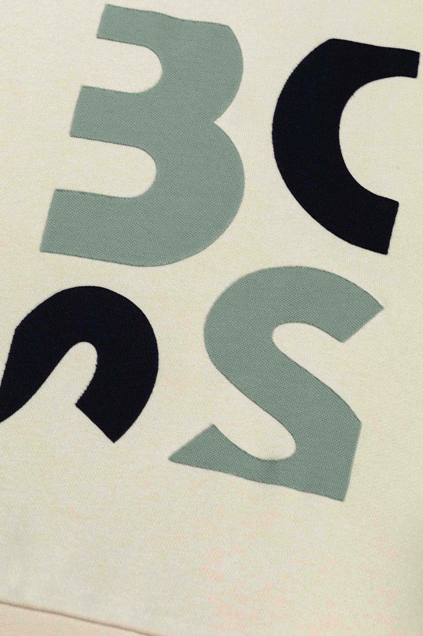 Boss Sweater Met Kap Beige