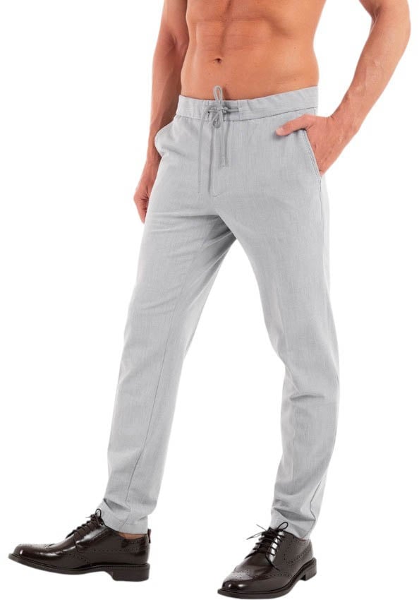 Boss Heren Broek Grijs