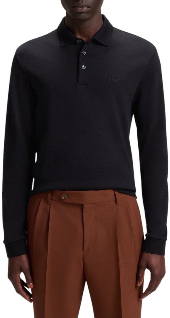 Boss Heren Polo Zwart