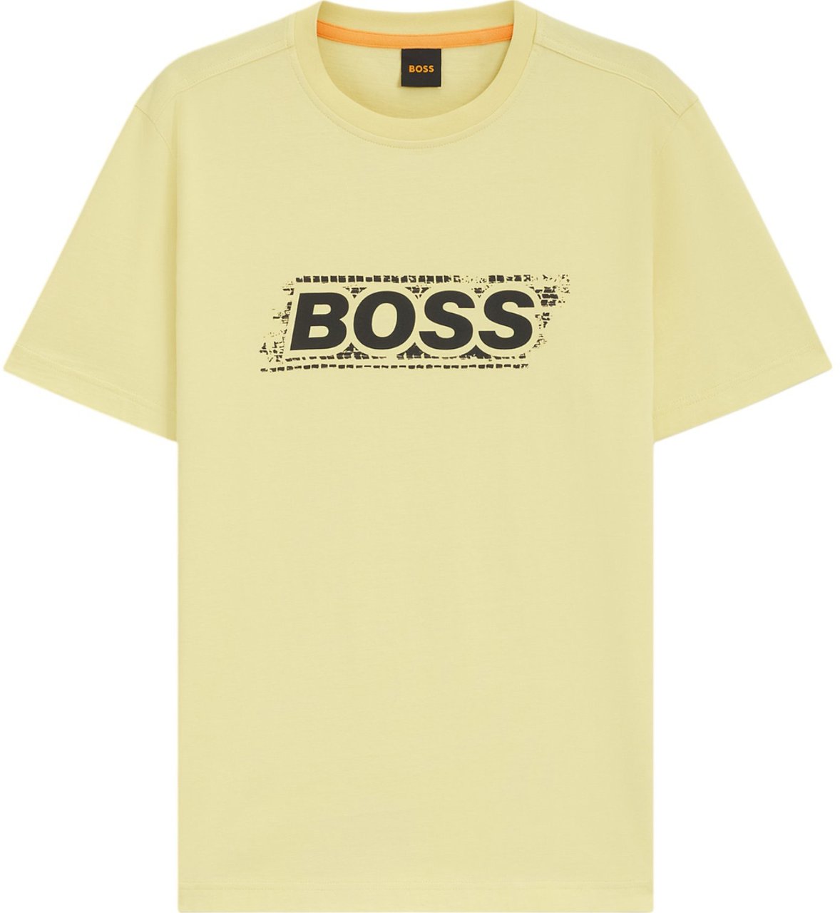 Boss Heren T-Shirt Geel