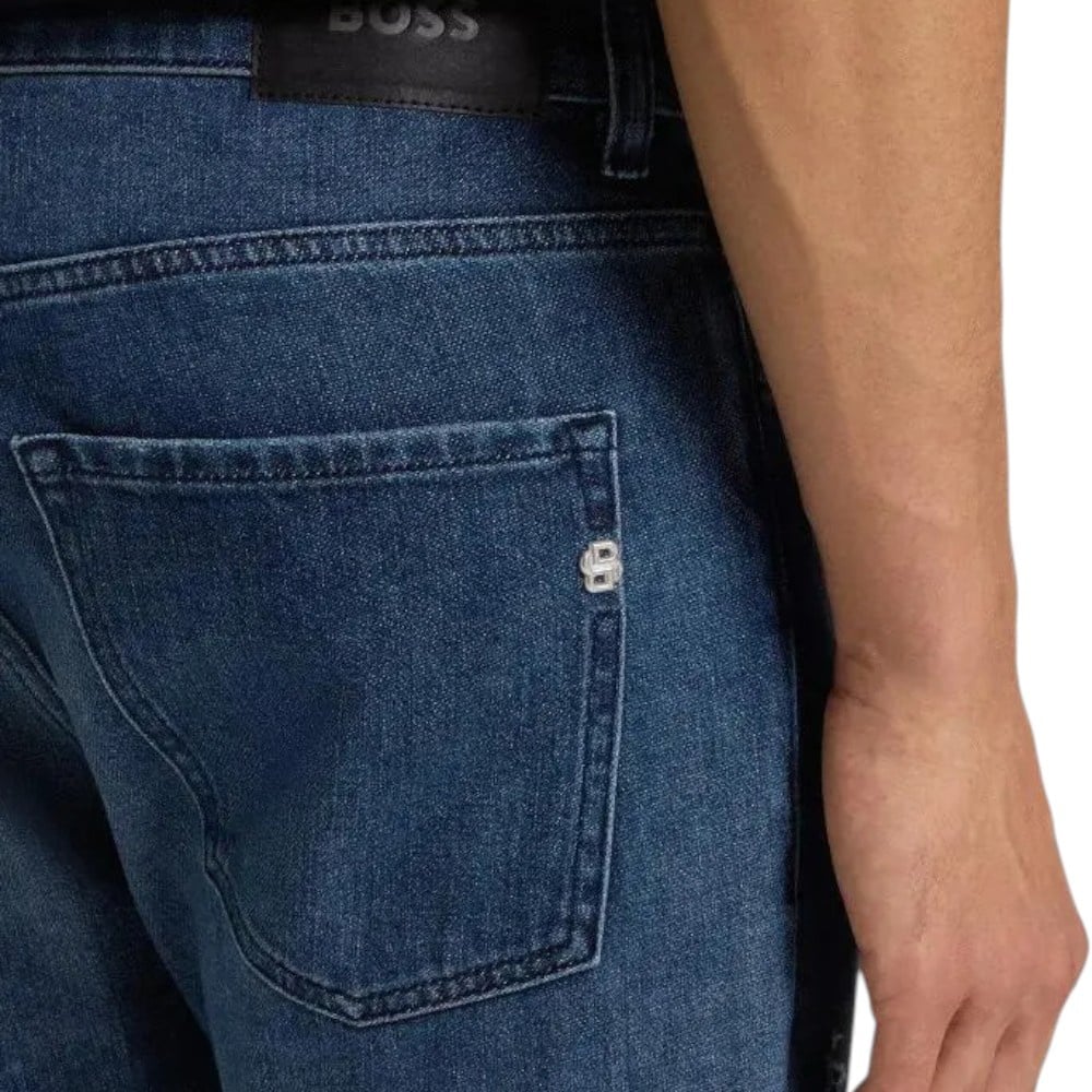 Boss Heren Jeans Blauw