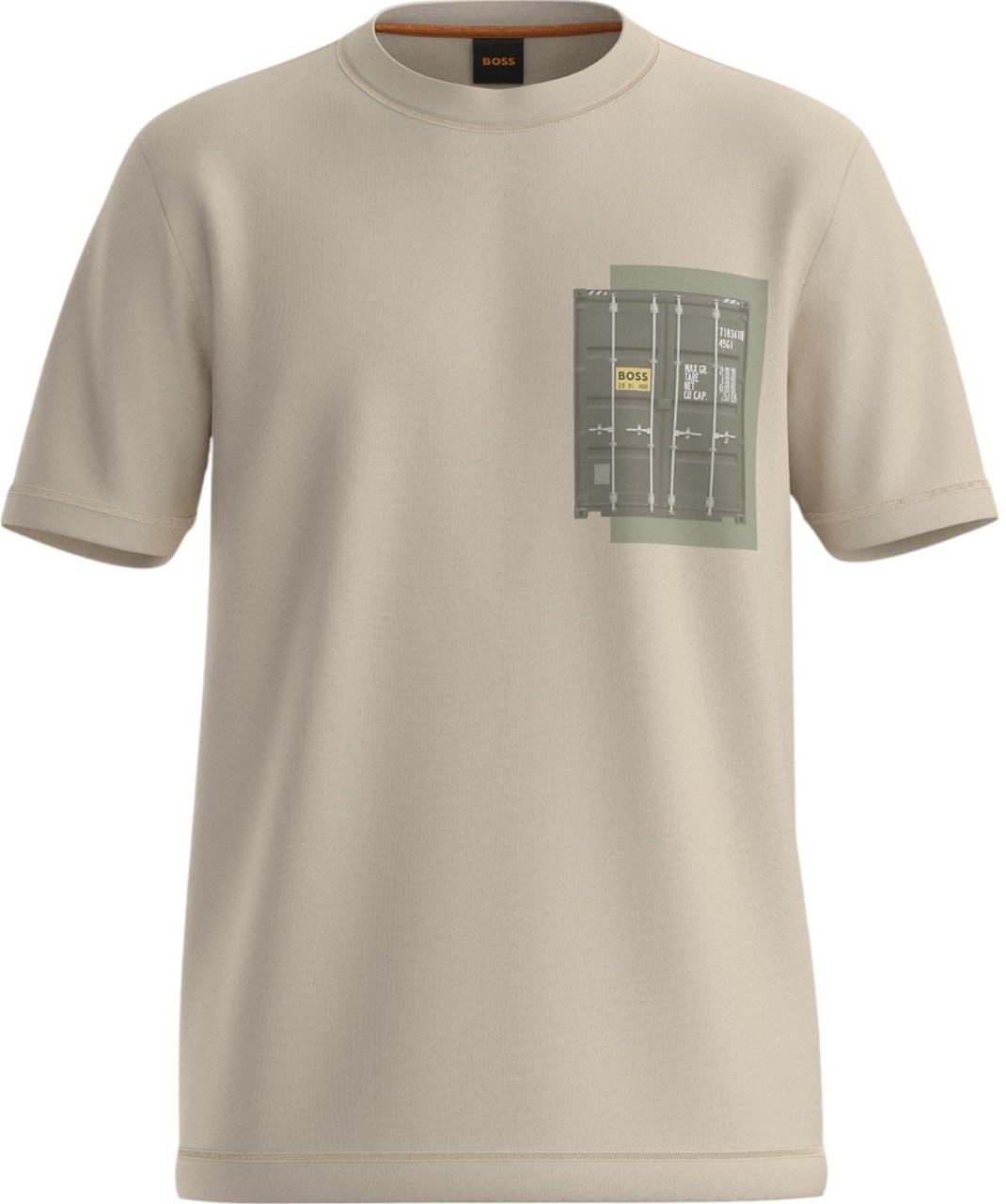 Boss Heren T-Shirt Geel
