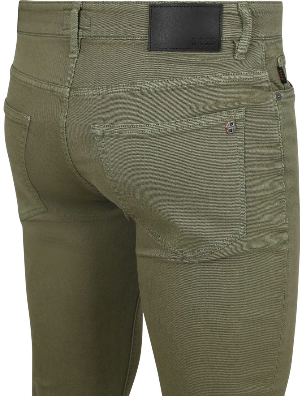 Boss Heren Jeans Groen