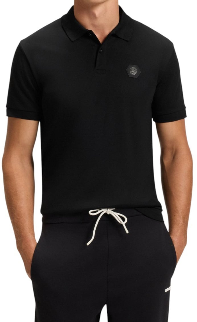 Boss Heren Polo Zwart