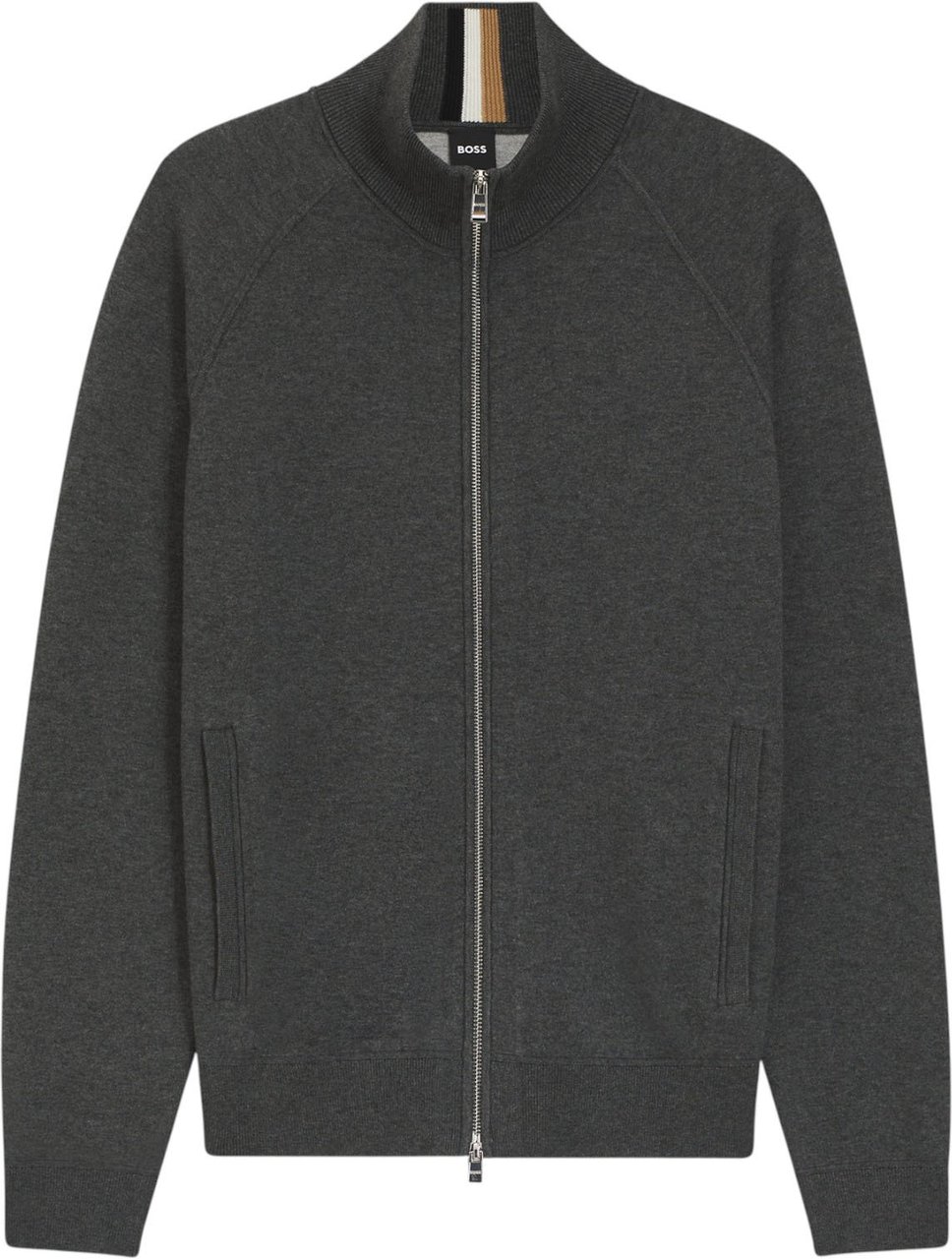 Boss Heren Vest Grijs