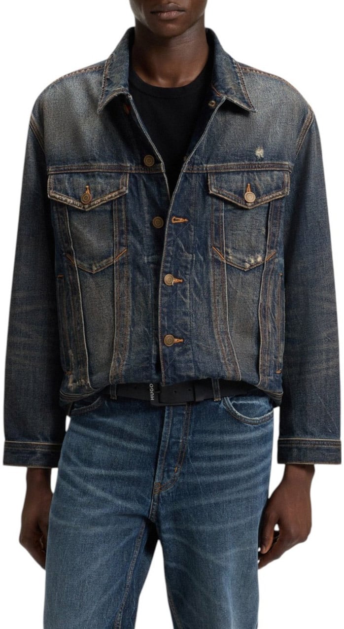 Boss Heren Jeans Blauw