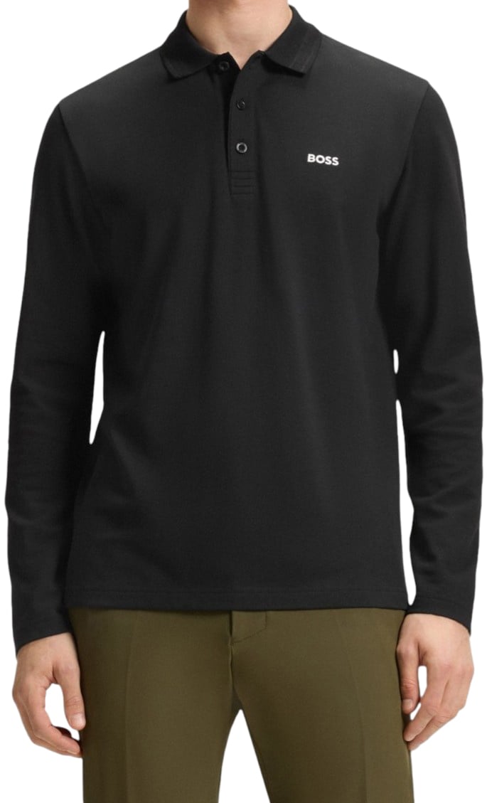 Boss Heren Polo Zwart