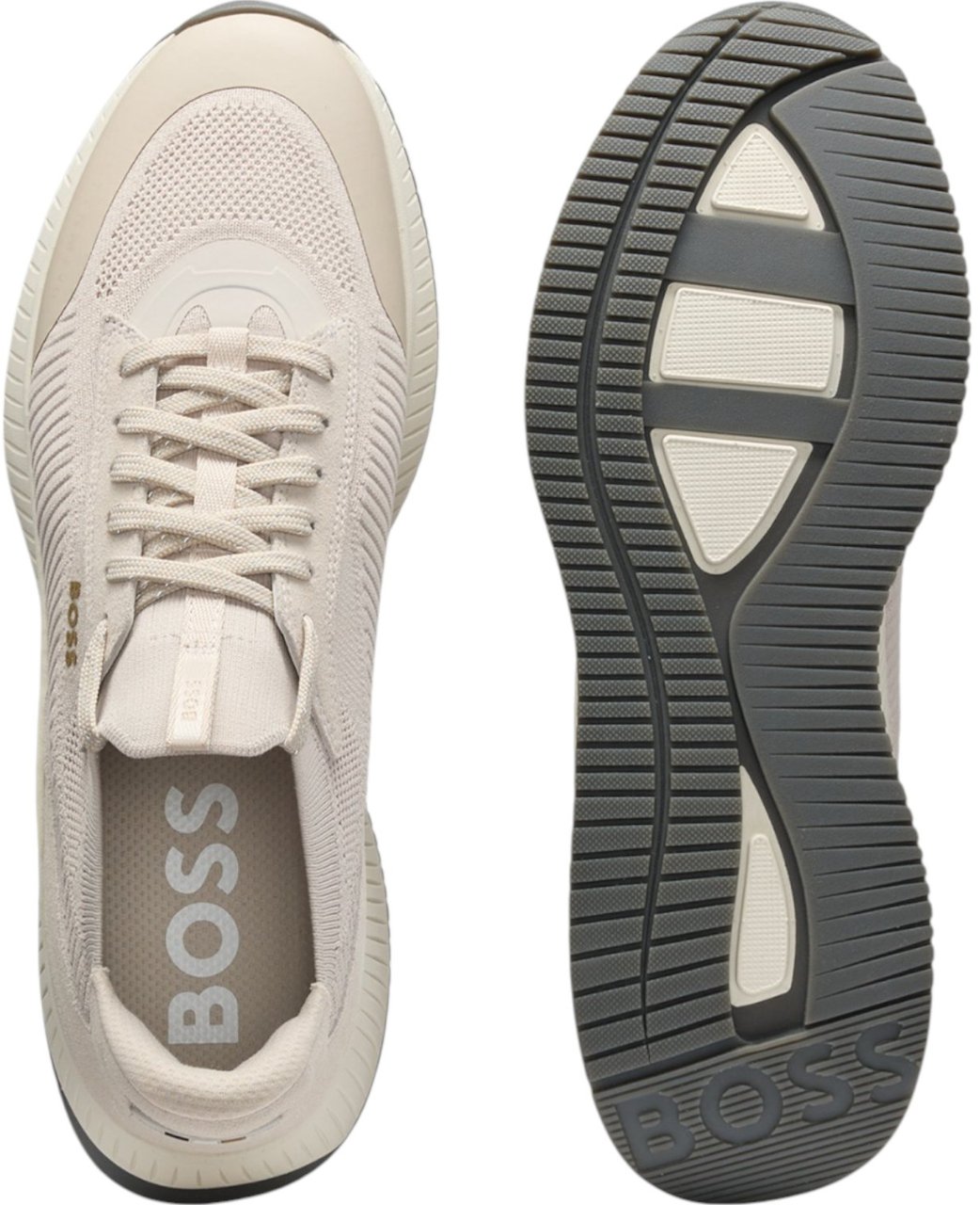 Boss Heren Sneakers Bruin