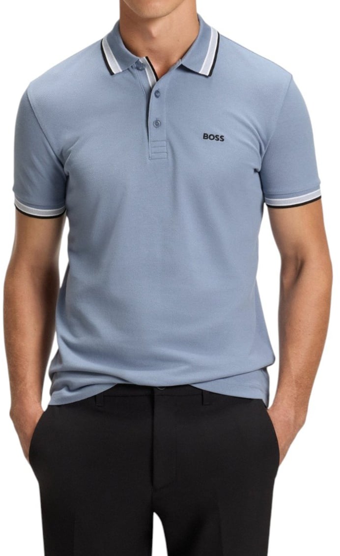 Boss Heren Polo Blauw