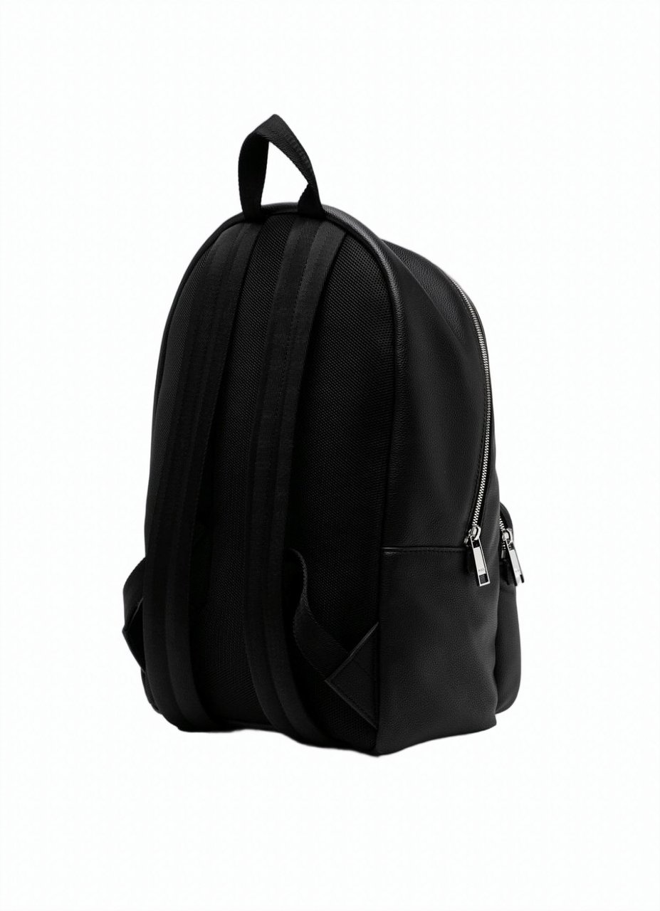 Boss Ray Faux Leather Backpack Zwart