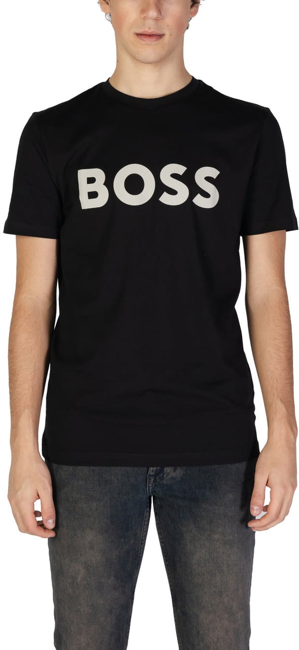 Boss Men T-Shirt Zwart